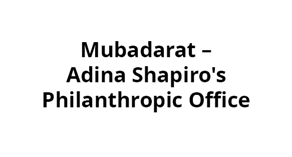 Mubadarat – Adina Shapiro's Philanthropic Office