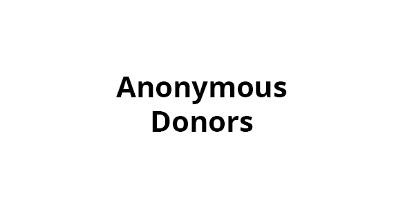 Anonymous Donors